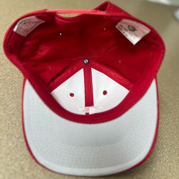 Vintage 90s Philadelphia Phillies Baseball Snapback Red Cap - Picture 8 of 8